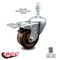 Service Caster 3 Inch High Temp Phenolic Swivel 3/8 Inch Stem Caster with Total Lock Brake SCC SCC-TSTTL20S314-PHRHT-381615 - alternate 3